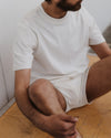 BASERANGE crew neck short sleeve T-shirt France BAS-TOBTE-CO-WI24-UNDYED